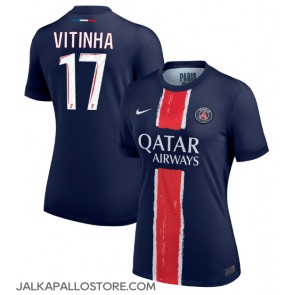 Paris Saint-Germain Vitinha #17 Kotipaita Naisten 2024-25 Lyhythihainen